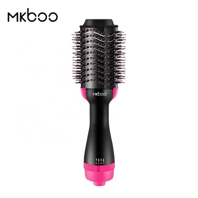 Mkboo Customized 1000w One Step Hair Dryer Brush Beauty Design Plastic 100-240V Cool/low/high 750g